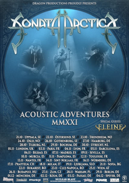 Sonata Arctica Acoustic Adventures 2021