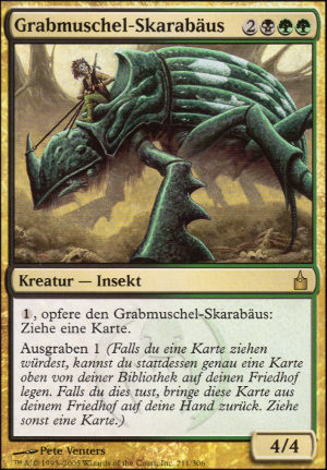 Grabmuschel-Skarabus