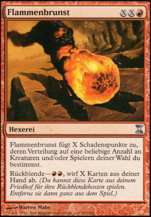 Flammenbrunst