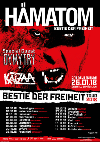 Hämatom - Bestie der Freiheit Tour 2018