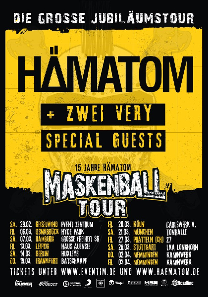 Hmatom Maskenball Tour 2020