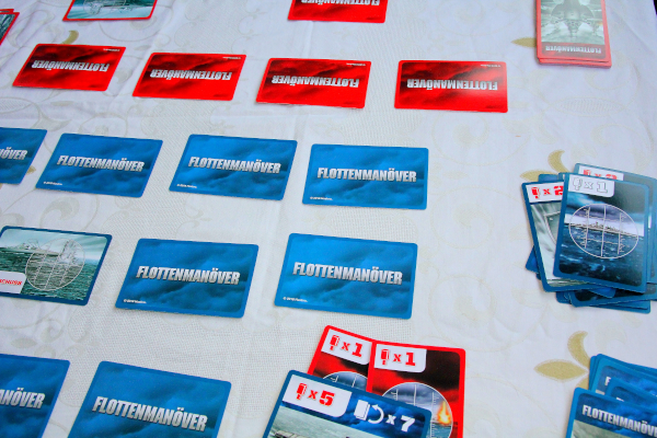 Flottenmanöver Kartenspiel - Spielsituation