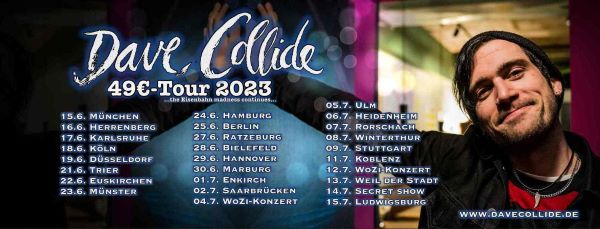 Dave Collide: 49-Tour 2023