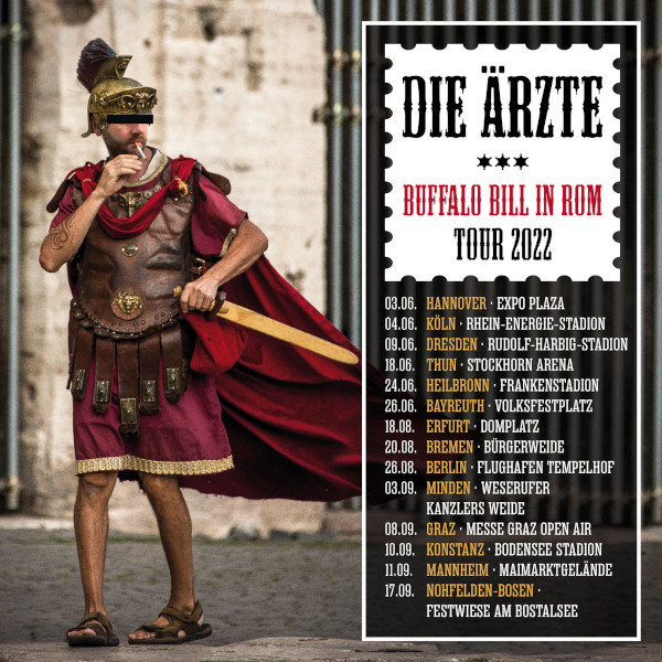 die ärzte - BUFFALO BILL IN ROM Tour 2022