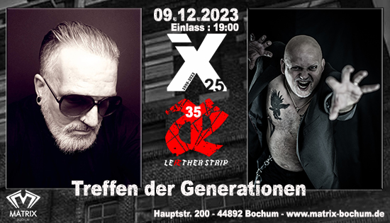 XOTOX | LEAETHER STRIP: Feiern gemeinsam Jubilum in der Matrix