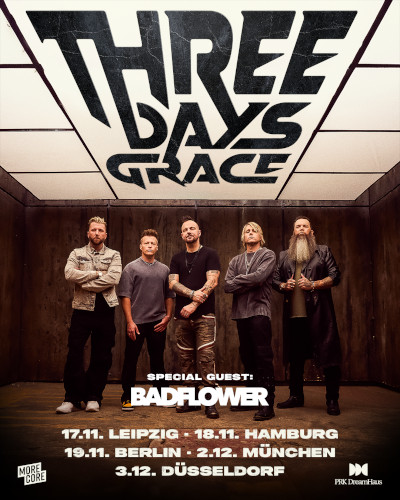 THREE DAYS GRACE: Kommen Ende des Jahres nach Deutschland!