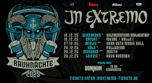 In extremo - Rauhnchte Tour 2025 - Header