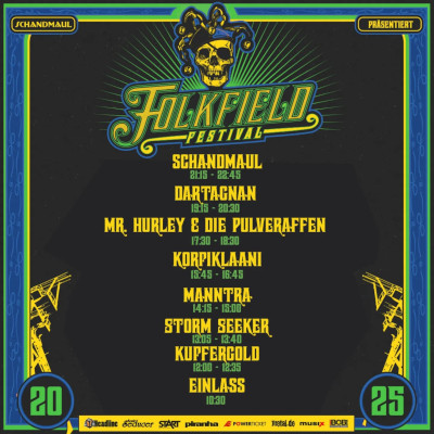 FOLKFIELD FESTIVAL 2025: Running Order steht!