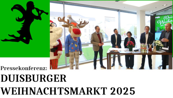 Duisburger Weihnachtsmarkt 2025: Pressekonferenz