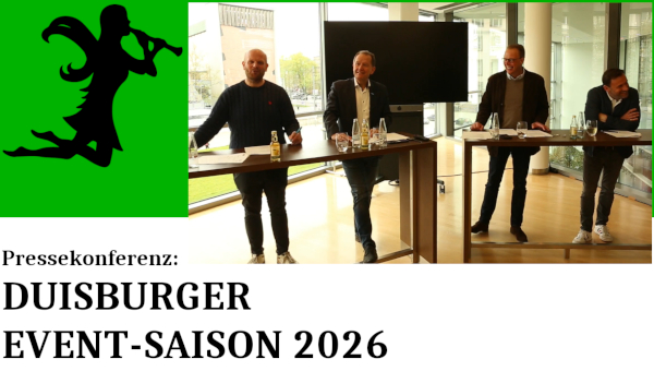 DUISBURG: Pressekonferenz zur Event-Saison 2026