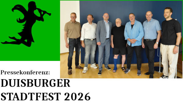 DUISBURGER STADTFEST 2026: Pressekonferenz