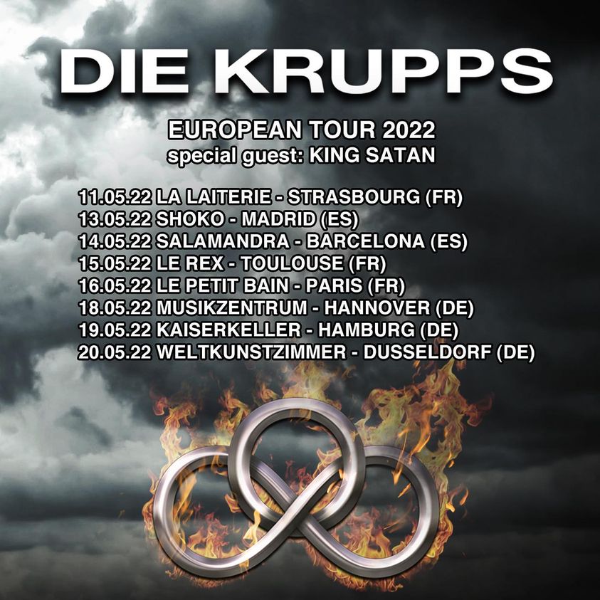Die Krupps "Bright Side Of Hell" Tour 2022