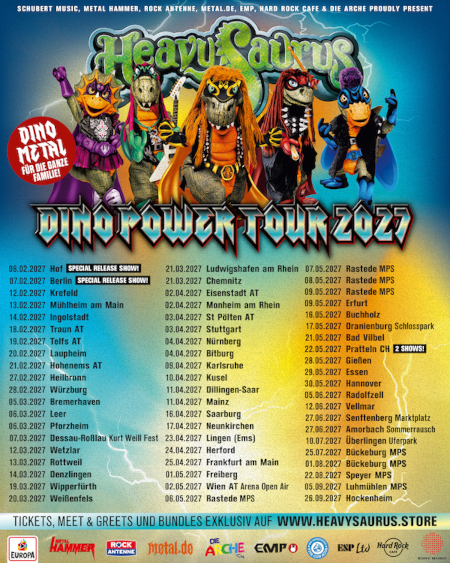 Heavysaurus Tourflyer 2027