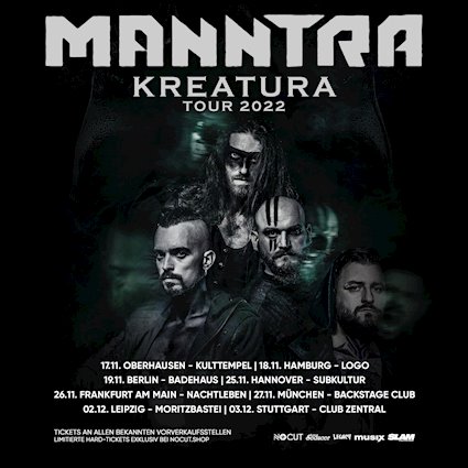 Manntra: Kreatura Tour 2022