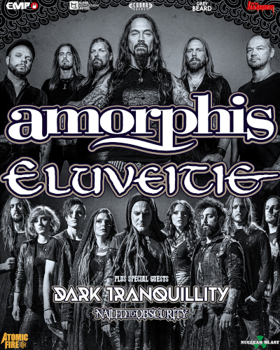 Amorphis | Eulveitie -Tour 2022 mit Dark Tranquility und Nailed To Obscurity