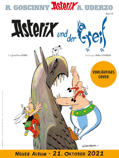 Asterix und der Greif - vorlufiges Cover