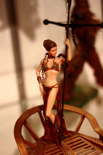 Leia on sail barge