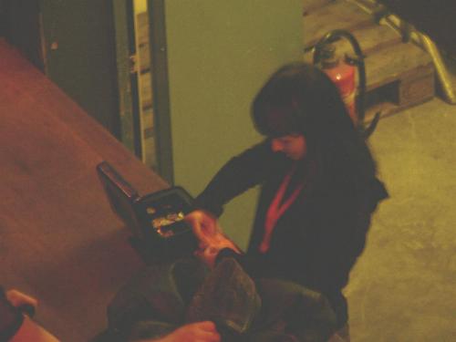 Martina am Werk